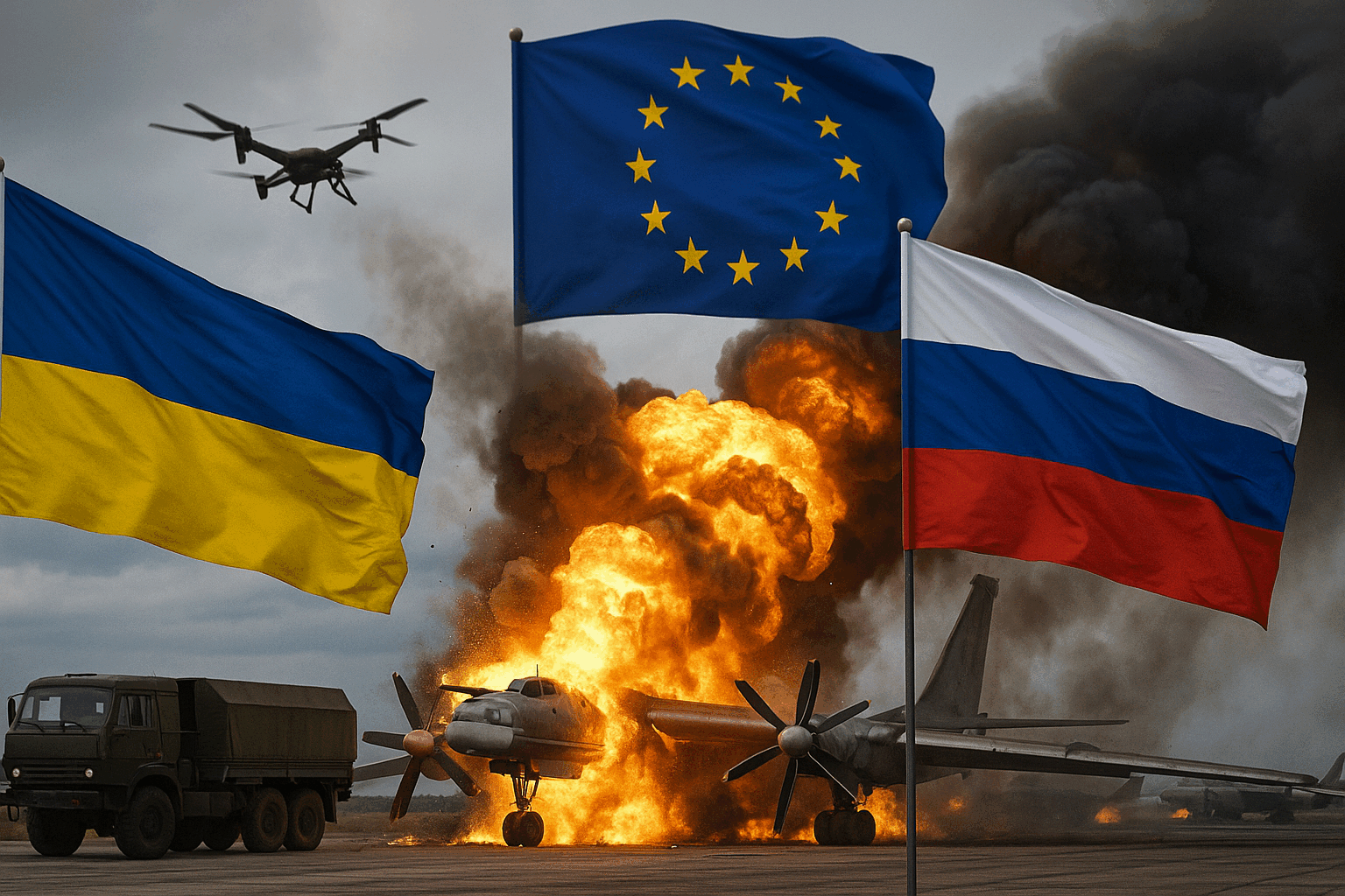 Endnu et droneangreb på Rusland - Ukraines Pearl Harbor?