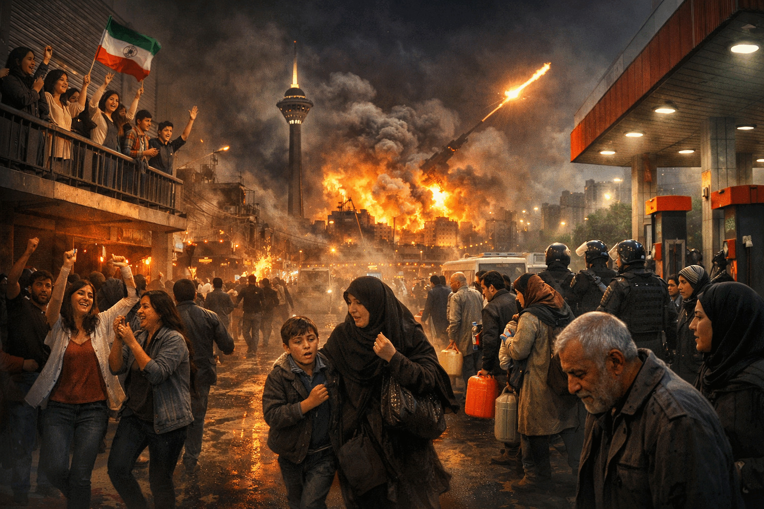 Iran efter drabet på Khamenei: Et folk fanget mellem jubel, frygt og et intakt voldsapparat