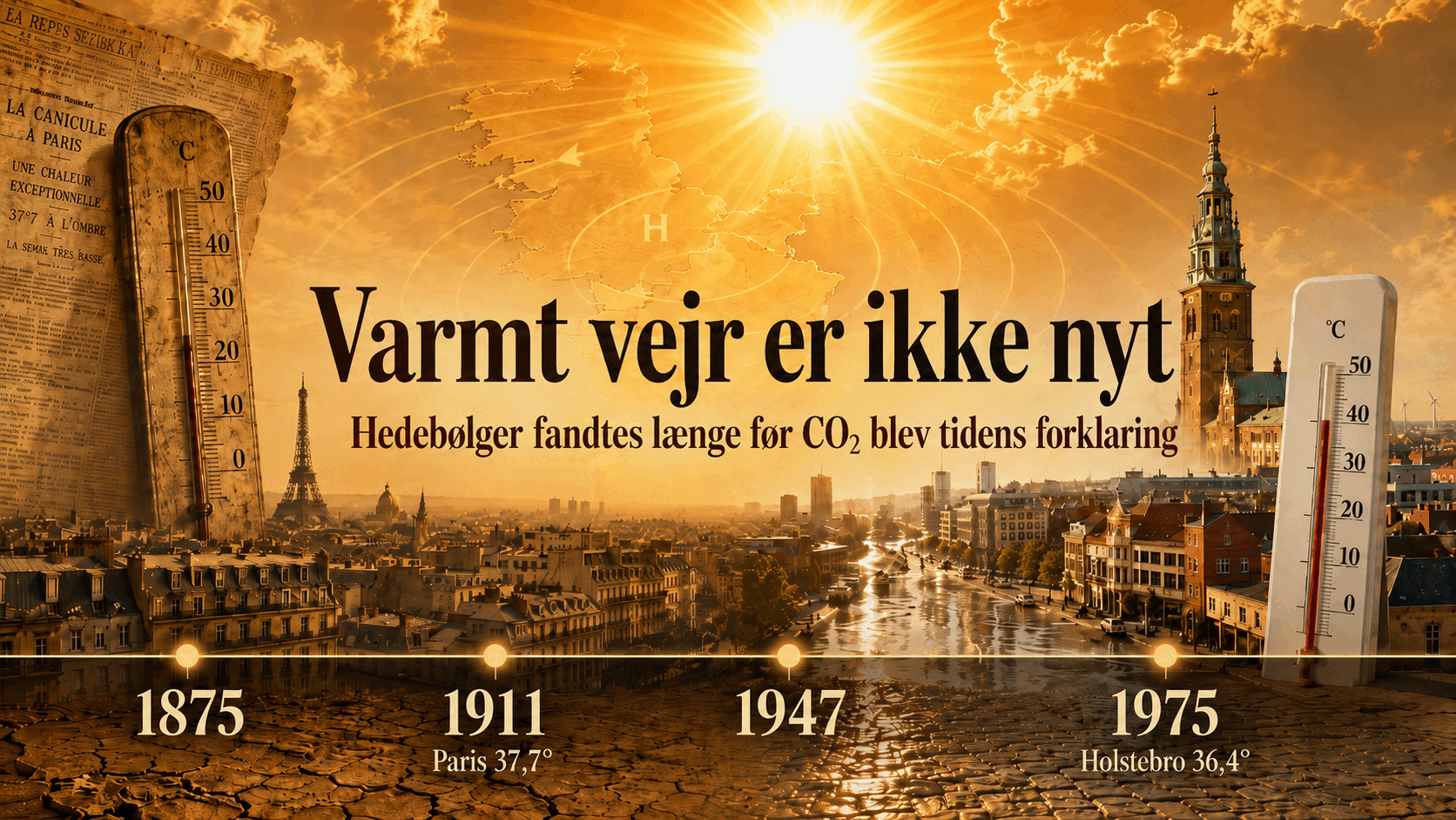 Varmebølgen 2026 beviser ikke klimaevangeliet