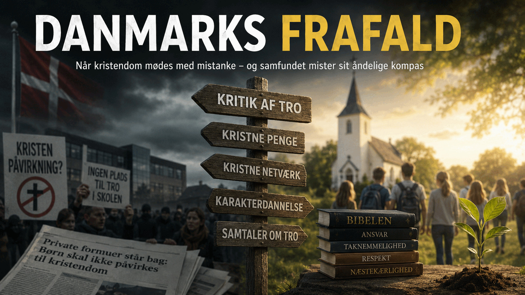 De frygter kristne netværk - men ser ikke Danmarks åndelige sammenbrud