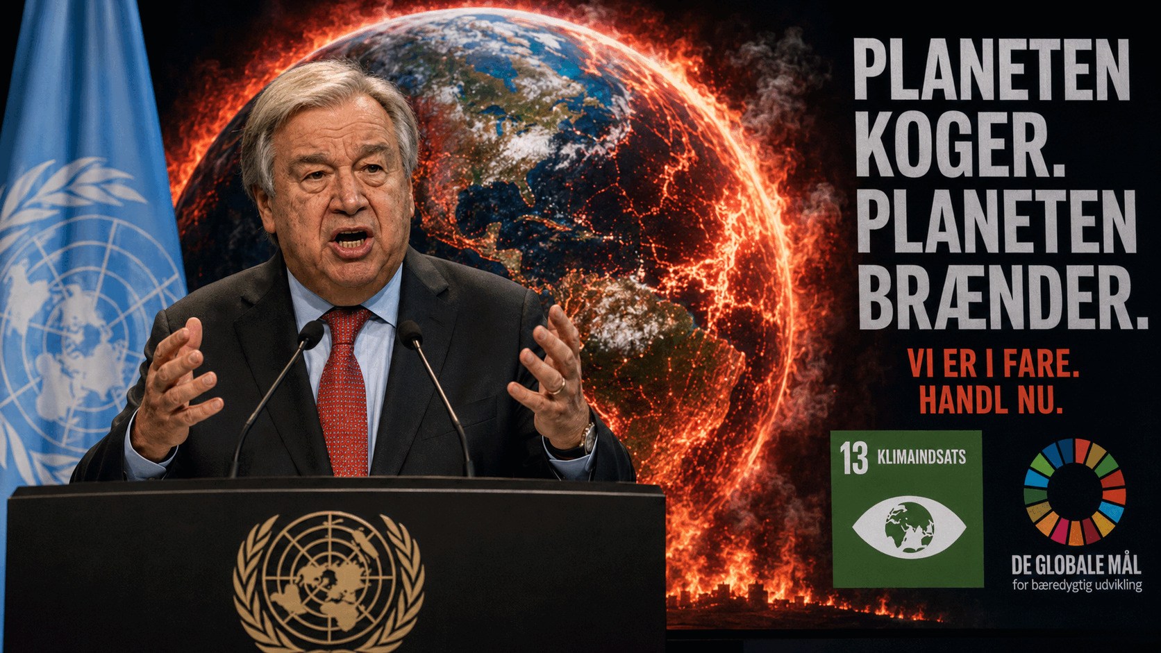 FN-chefen hælder El Niño på klimaalarmismens bål