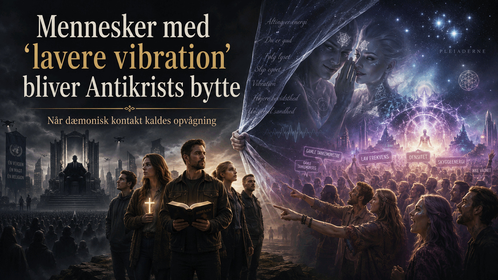 Mennesker med "lavere vibration" - Antikrists kommende fjender